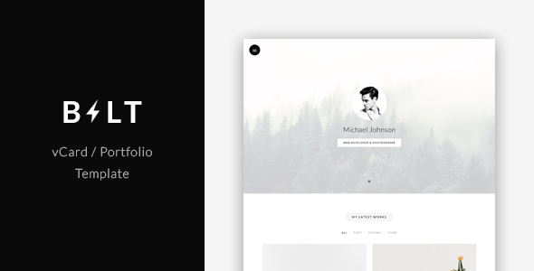 ThemeForest Bolt vCard Portfolio Template 20372708 ThemeForest Bolt vCard Portfolio Template 20372708