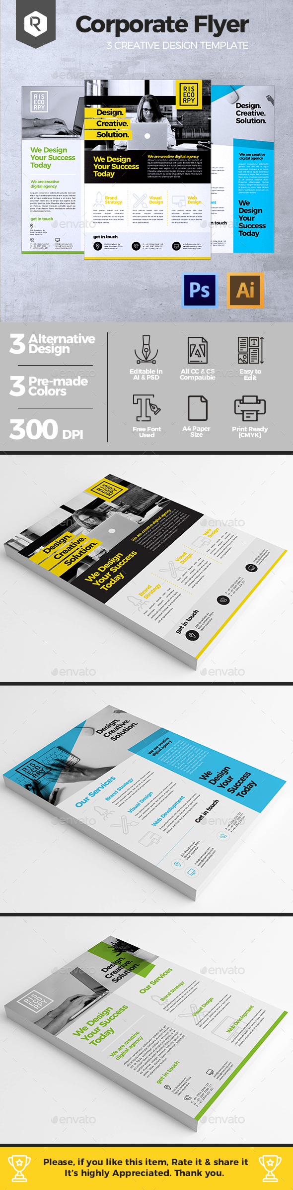 Creative Corporate Flyer Vol. 01 - Corporate Flyers