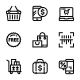 Shopping, Commerce, Sale Icons for Web and Mobile Design Pack 2