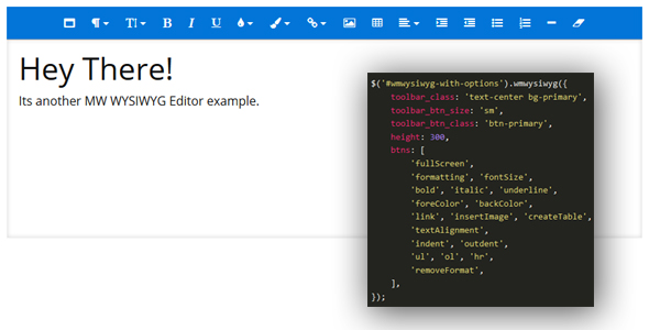 Bootstrap WYSIWYG Editor by zahedkamal87 | CodeCanyon