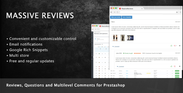 Prestashop Reviews, Questions and Multilevel Comments - CodeCanyon Item for Sale