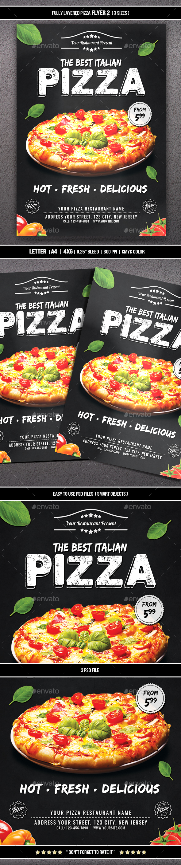 Pizza Flyer 2 - Restaurant Flyers