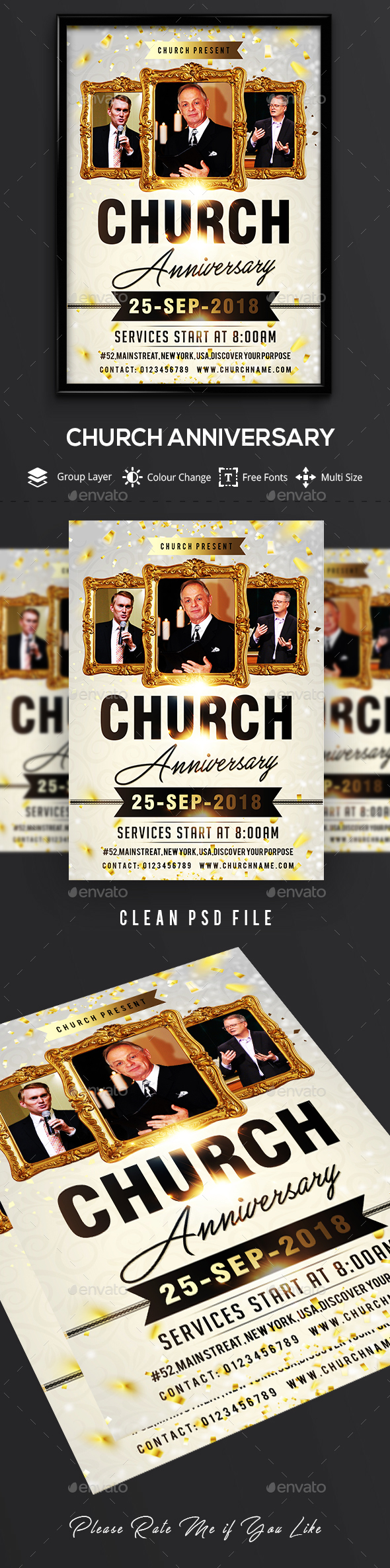 GraphicRiver Church Anniversary Flyer Template 20374788 GraphicRiver Church Anniversary Flyer Template 20374788