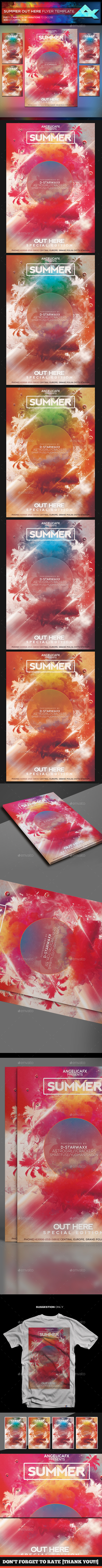 GraphicRiver Summer Out Here Flyer Template 20375497 GraphicRiver Summer Out Here Flyer Template 20375497