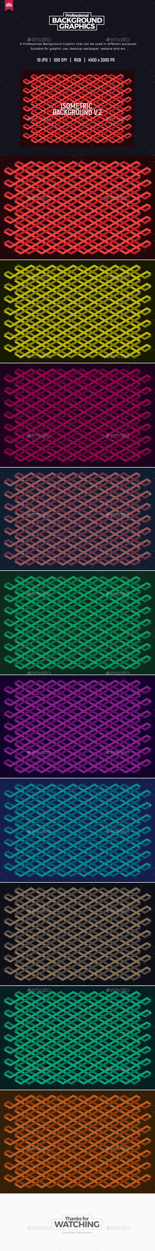 GraphicRiver Isometric Background V.2 20375993 GraphicRiver Isometric Background V.2 20375993