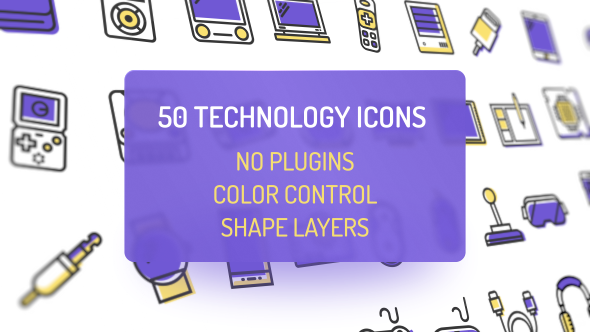 Technology Icons - VideoHive 20376029