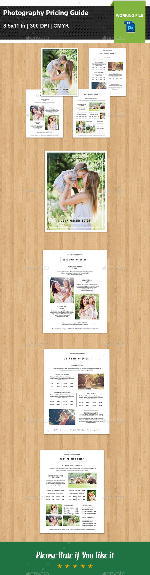 GraphicRiver Photography Pricing Guide Template V13 20378693 GraphicRiver Photography Pricing Guide Template V13 20378693