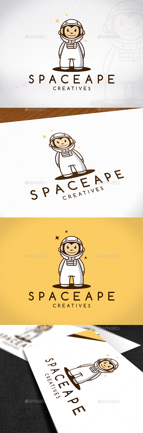 Space Ape Logo Template - Animals Logo Templates