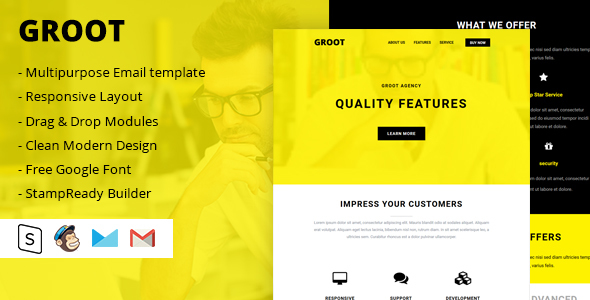 ThemeForest Groot Multipurpose Email Template 20379426 ThemeForest Groot Multipurpose Email Template 20379426