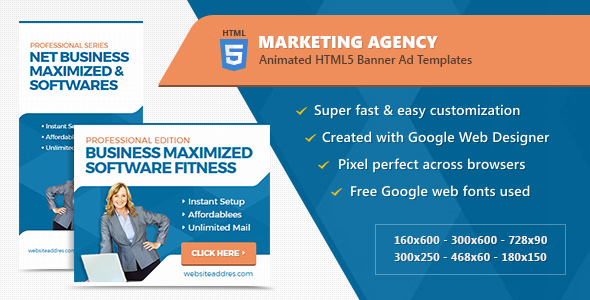 Marketing Agency Banner - CodeCanyon 20379837