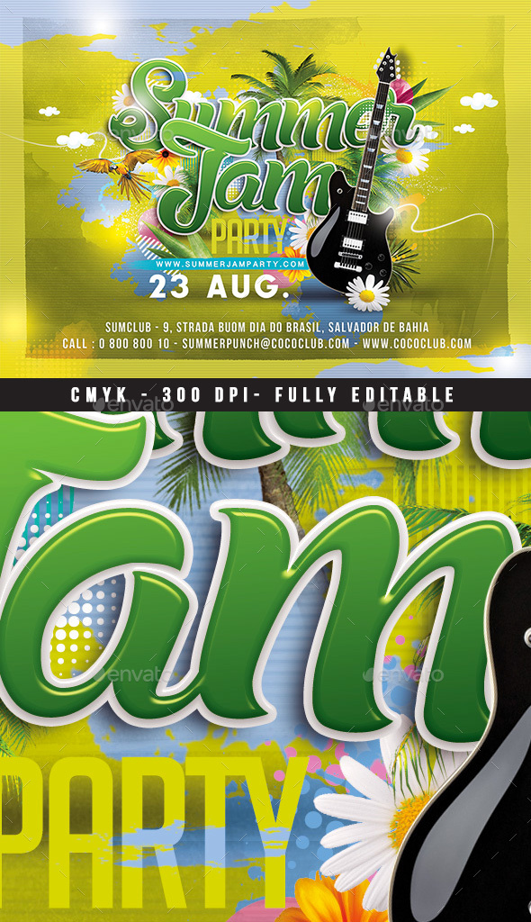 GraphicRiver Summer Jam Party 20380308 GraphicRiver Summer Jam Party 20380308