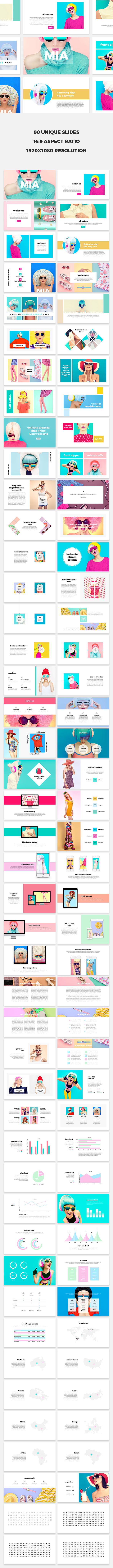 Mia Keynote Template - PowerPoint Templates Presentation Templates
