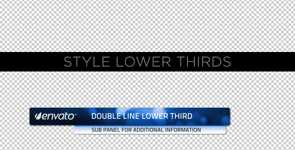 Style Lower Thirds - VideoHive 231560
