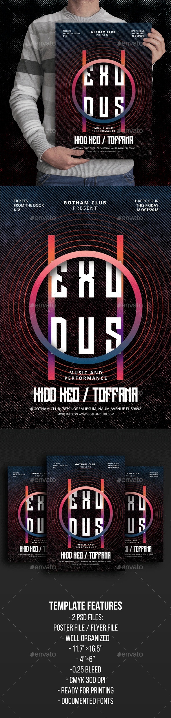 Exodus Poster/Flyer - Events Flyers