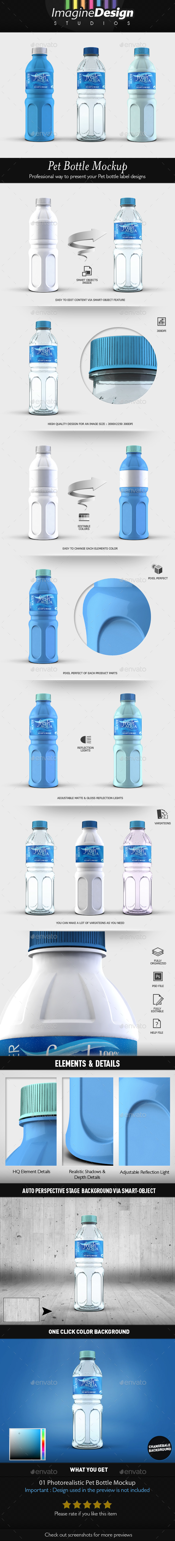 Download Pet Bottle Mockup By Bagera Graphicriver