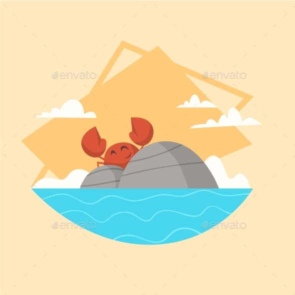 GraphicRiver Summer Vacation Sea Landscape Icon 20382018 GraphicRiver Summer Vacation Sea Landscape Icon 20382018
