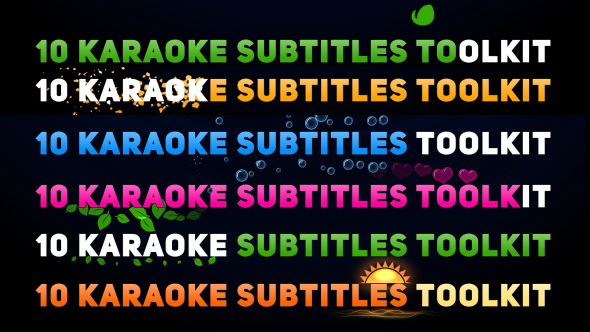 Karaoke Titles Toolkit