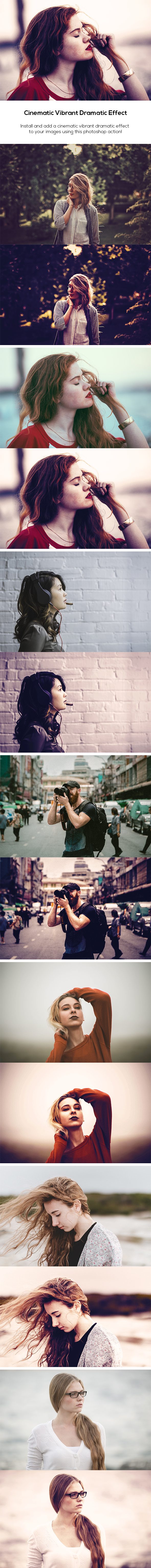 Cinematic Vibrant Dramatic Effect - Photo Effects Actions