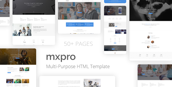 Mxpro - MultiPurpose HTML5 Template - Business Corporate
