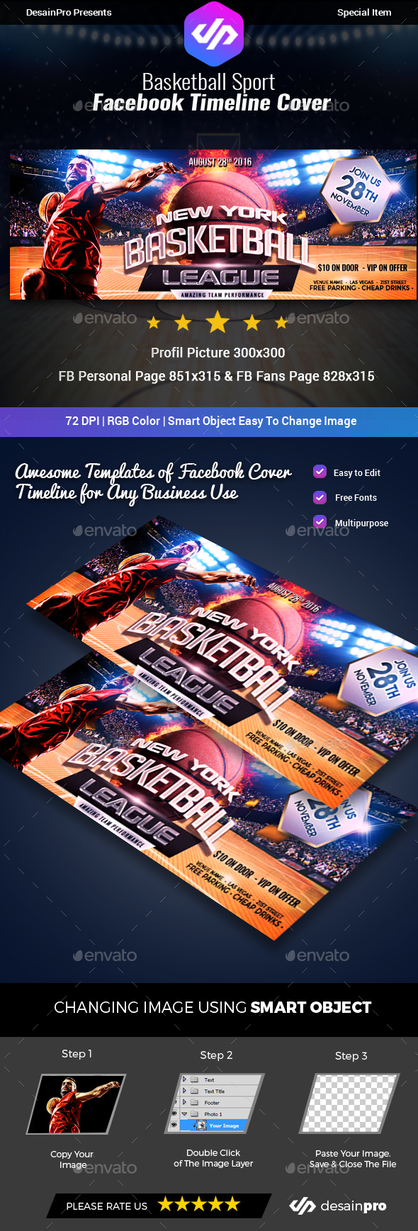 Basketball Facebook Cover Timeline - Facebook Timeline Covers Social Media