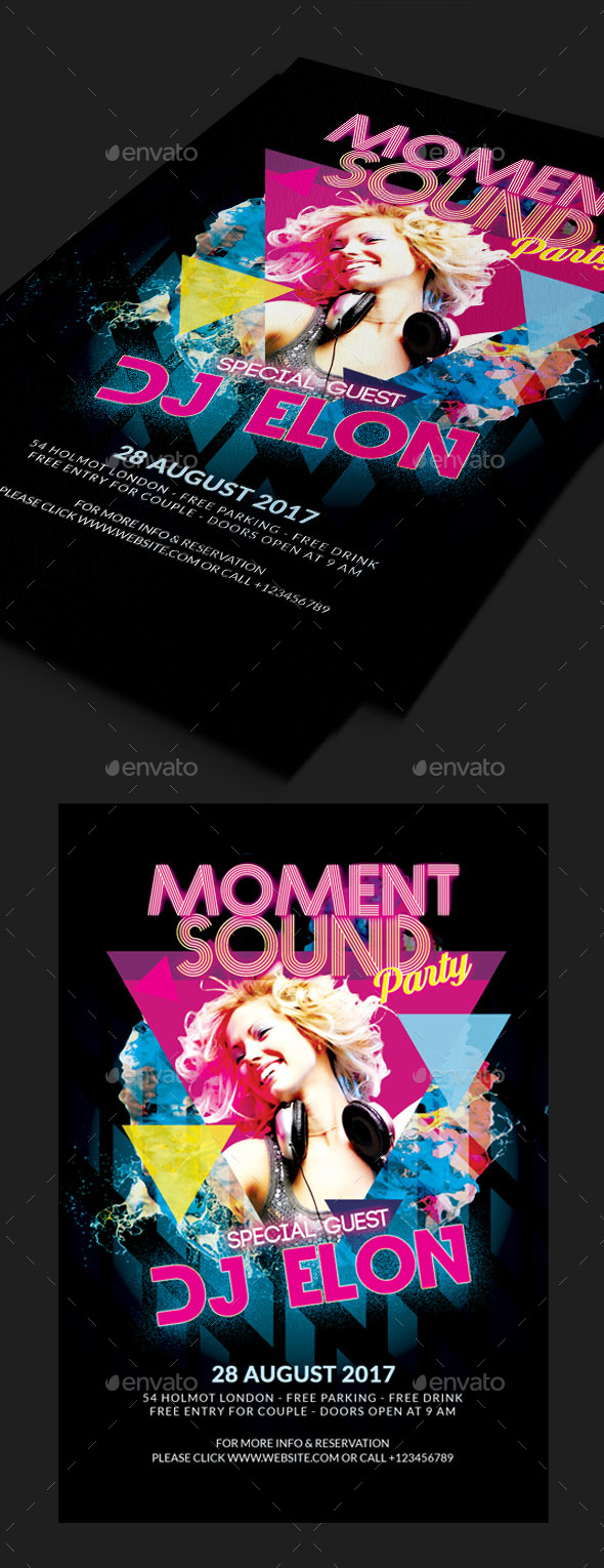 DJ Club Flyer - Clubs & Parties Events