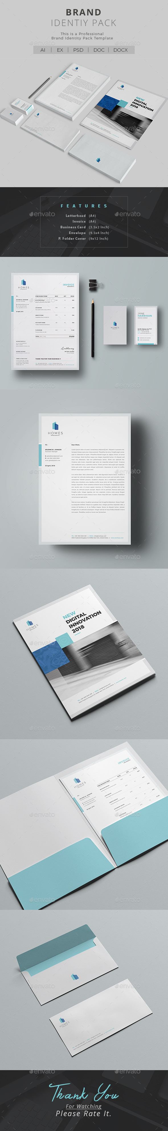 Corporate Identity - Stationery Print Templates
