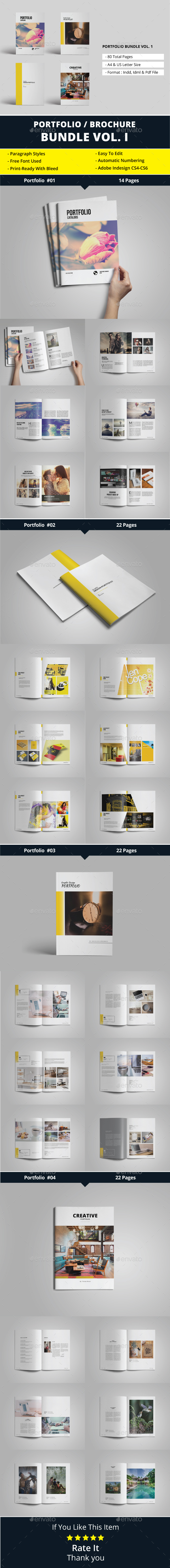 Portfolio / Brochure Bundle Vol. 1 - Portfolio Brochures