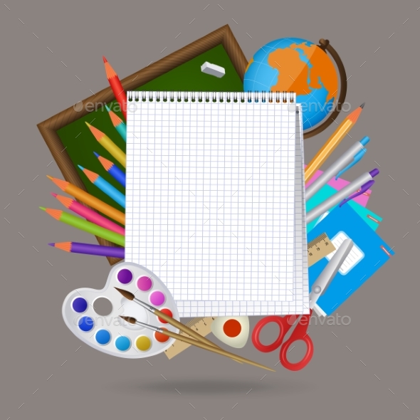Back To School Banner, Poster, Mockup Design - Miscellaneous Vectors