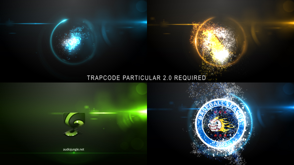 Glowing Particle Logo - VideoHive 20384147