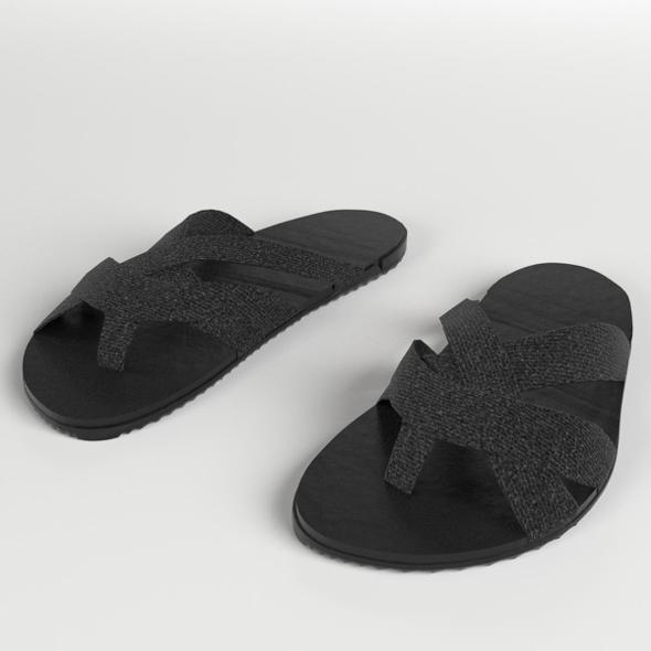 Sandals Slippers 3 - 3DOcean Item for Sale