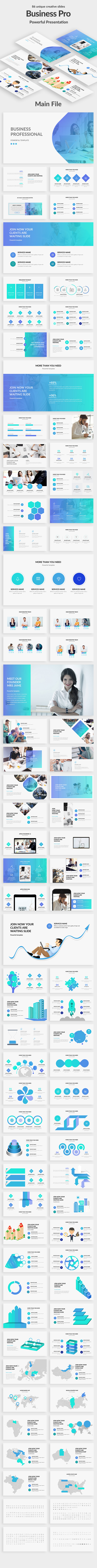 Business Professional Google Slide Template - Google Slides Presentation Templates