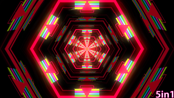 Light Tunnels VJ Loops