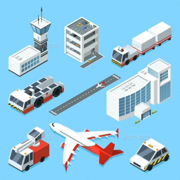 Airline Terminal - Travel Conceptual