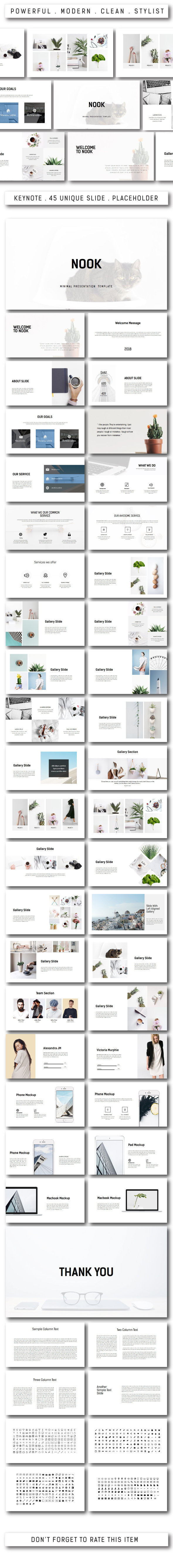 Nook Minimal Keynote - Keynote Templates Presentation Templates