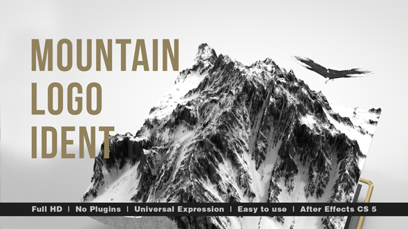 Mountain Logo Ident - VideoHive 20386486