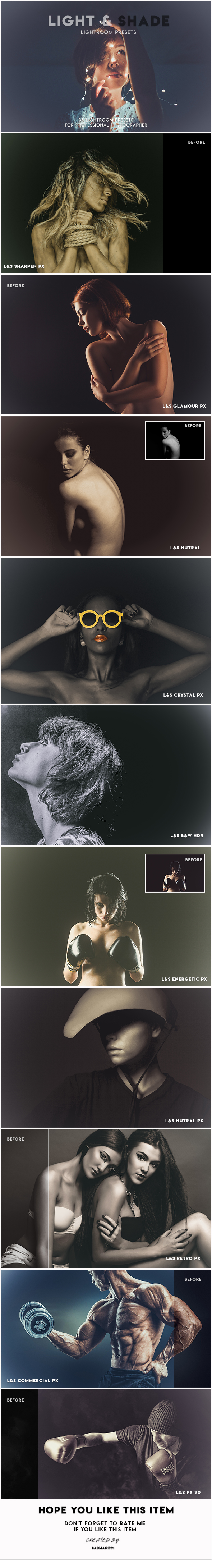 Light and Shade Lightroom Presets - Lightroom Presets Add-ons