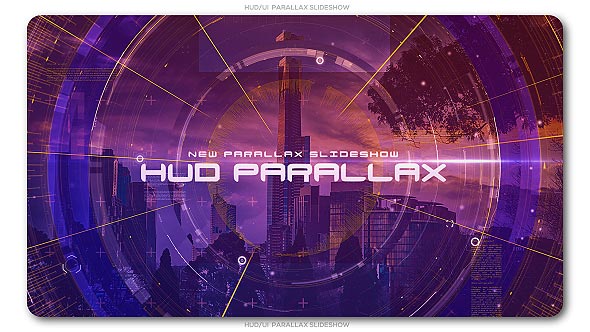 HUD Parallax Slideshow - VideoHive 20387092