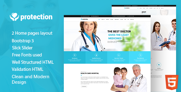Protection | Medical HTML Templete