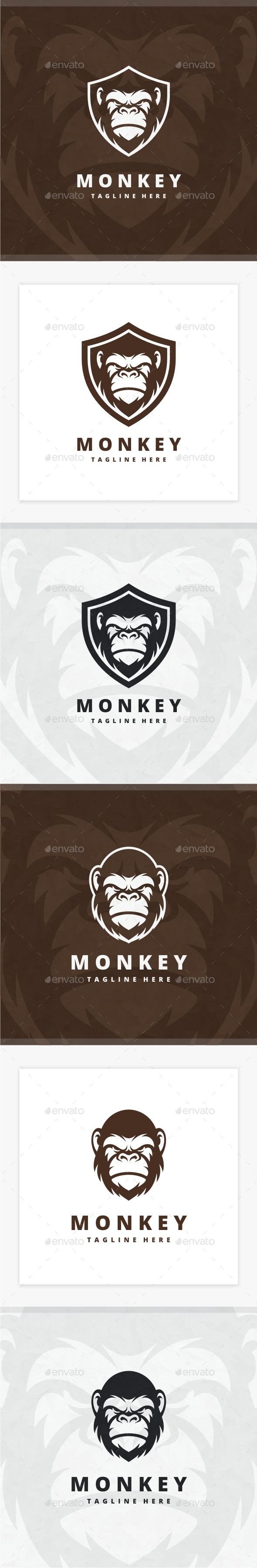 Monkey Logo - Animals Logo Templates