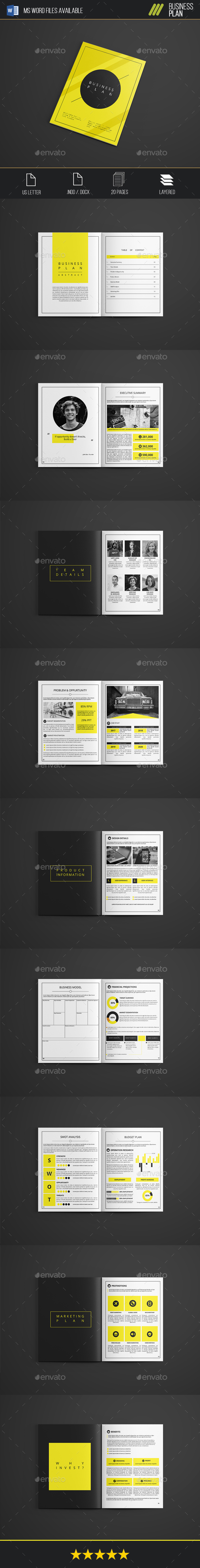 Business Plan - Proposals & Invoices Stationery
