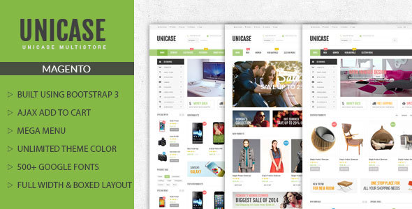 ThemeForest Unicase Multipurpose Responsive Magento Theme 20390237 ThemeForest Unicase Multipurpose Responsive Magento Theme 20390237