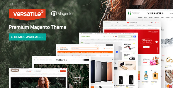 Versatile - Multi-Purpose Responsive Magento 2 and Magento 1 Theme