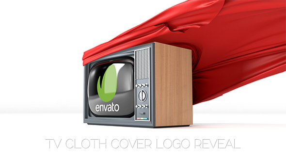 TV Cloth Cover Logo Reveal