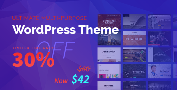 Infinite - Responsive Multi-Purpose WordPress Theme - Corporate WordPress