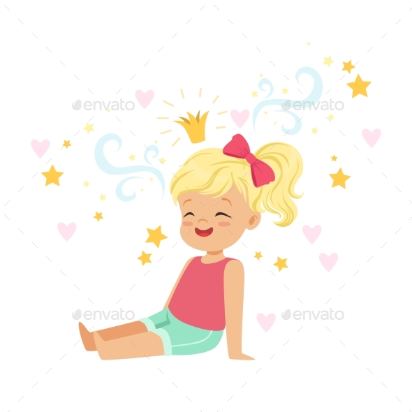 Girl Sitting and Dreaming - People Characters