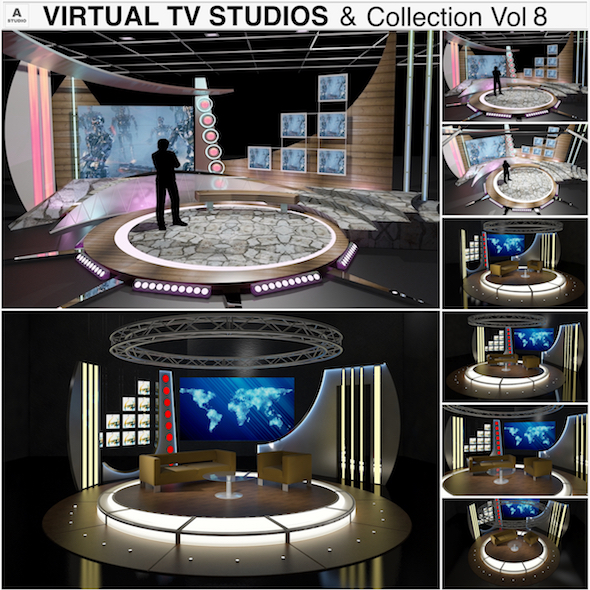 Virtual TV Studio - 3Docean 20393193