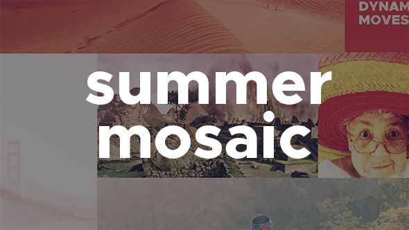 Summer Mosaic Slideshow - VideoHive 20393198