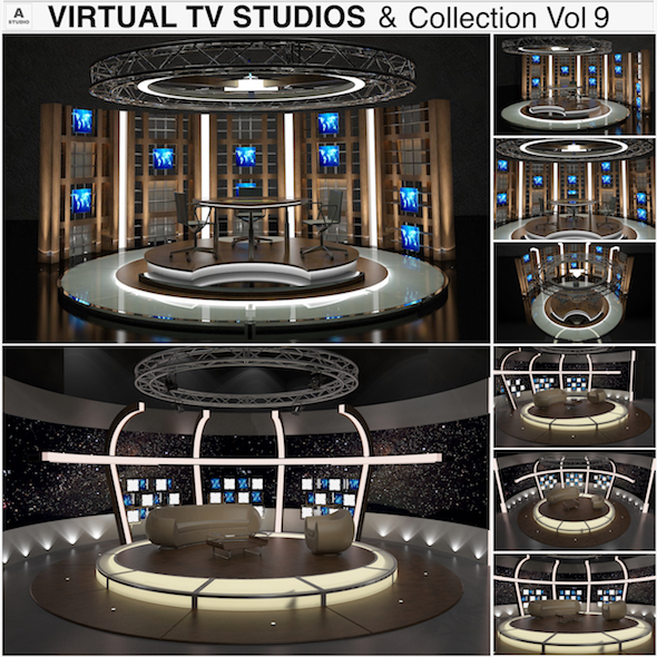 Virtual TV Studio - 3Docean 20393657