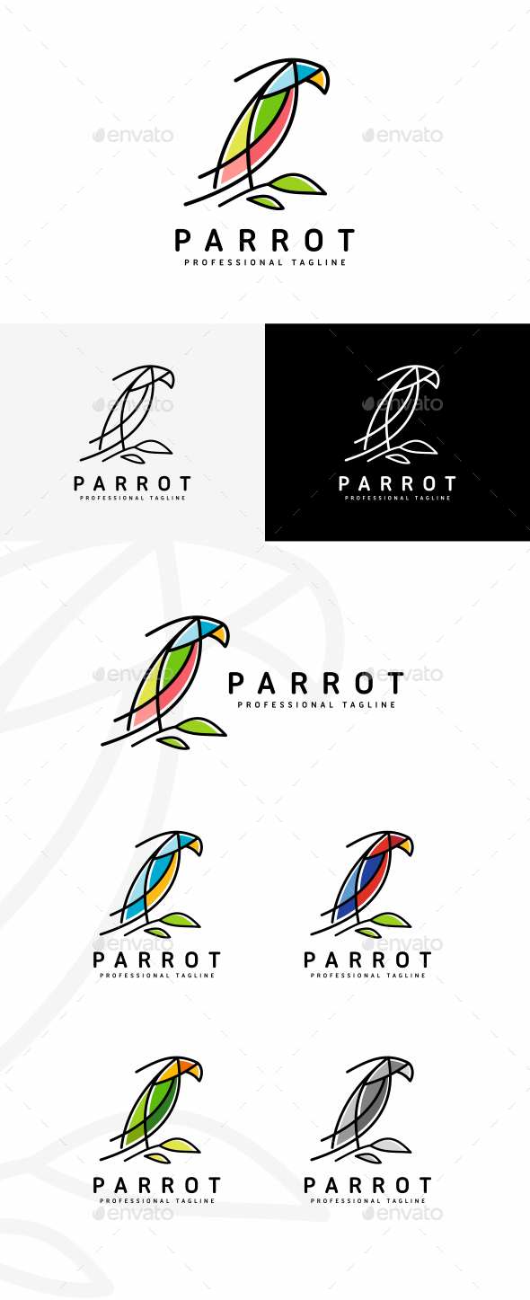 Parrot - Animals Logo Templates