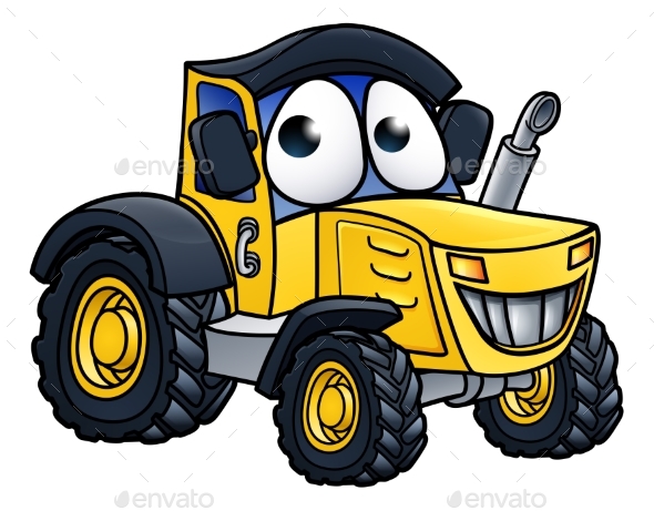 Free Cartoon Tractor Images » Dondrup.com